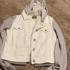 American Eagle Jean Jacket with Hood